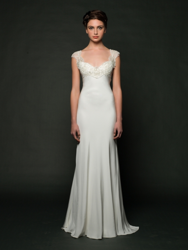 Sarah Janks - Fall 2014 Bridal Collection - Deandra Wedding Dress</p>

<p